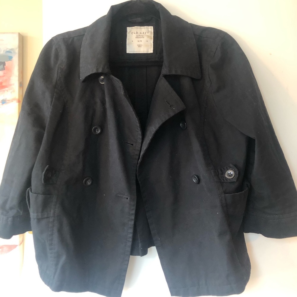 Cotton Cropped Jacket